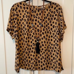 Leopard blouse